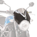 Retrovision Nose Fairing Black with Light Smoke Screen For Suzuki SV 650 N 2016-Current