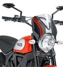 Retrovision Nose Fairing Carbon Look with Clear Screen For Ducati Scrambler Classic 2015-2018