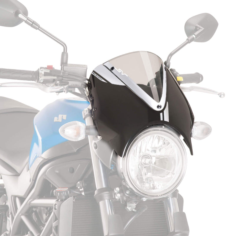 Retrovision Nose Fairing For Matte Black with Clear Screen For Suzuki SV 650 N 2016-Current