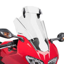 Screen Deflector (Clip On for OEM Screen) Clear For Aprilia Caponord 1200 2013-2016