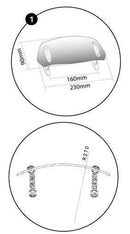 Screen Deflector (Clip On for OEM Screen) Clear For Aprilia Caponord 1200 2013-2016