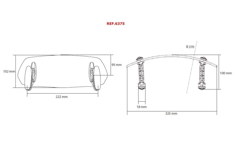 Original Screen Light Smoke For Honda CBR 900 R 1992-1993