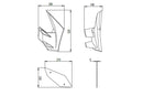 Side Downforce Spoilers Black For Kawasaki Z 900 2020-Current