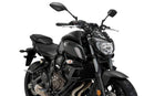 Side Downforce Spoilers Black For Yamaha MT-07 2018-2020