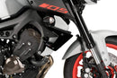 Side Downforce Spoilers Black For Yamaha MT-09 2017-2020