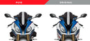 Side Downforce Spoilers Black / Black For BMW S1000 RR 2015-2018