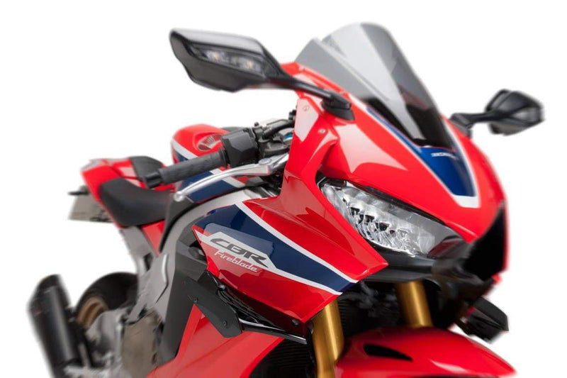 Side Downforce Spoilers Black / Black For Honda CBR 1000 RR 2017-2019