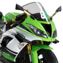 Side Downforce Spoilers Black / Black For Kawasaki ZX6-R 636 2019-2023