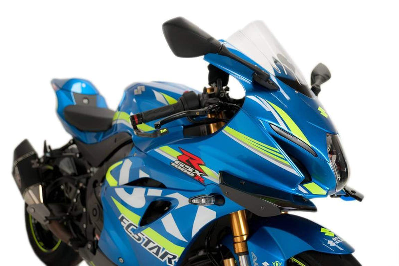 Side Downforce Spoilers Black / Black For Suzuki GSXR 1000 2017-Current