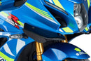 Side Downforce Spoilers Black / Black For Suzuki GSXR 1000 2017-Current