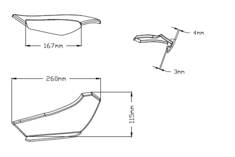 Adjustable Touring Screen Black (Opaque) For Ducati Diavel 1260 2019-Current