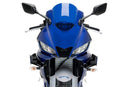 Side Downforce Spoilers Black / Blue For Yamaha YZF-R3 2019-Current
