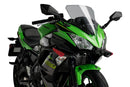Side Downforce Spoilers Black / Red For Kawasaki Ninja 650 2017-2019