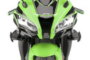 Side Downforce Spoilers Black / Red For Kawasaki ZX10-R 2011-Current