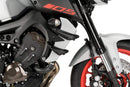 Side Downforce Spoilers Black / Red For Yamaha MT-09 2017-2020