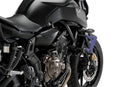 Side Downforce Spoilers Blue For Yamaha MT-07 2018-2020