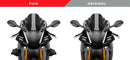 Side Downforce Spoilers Red For Yamaha YZF-R1 2015-Current