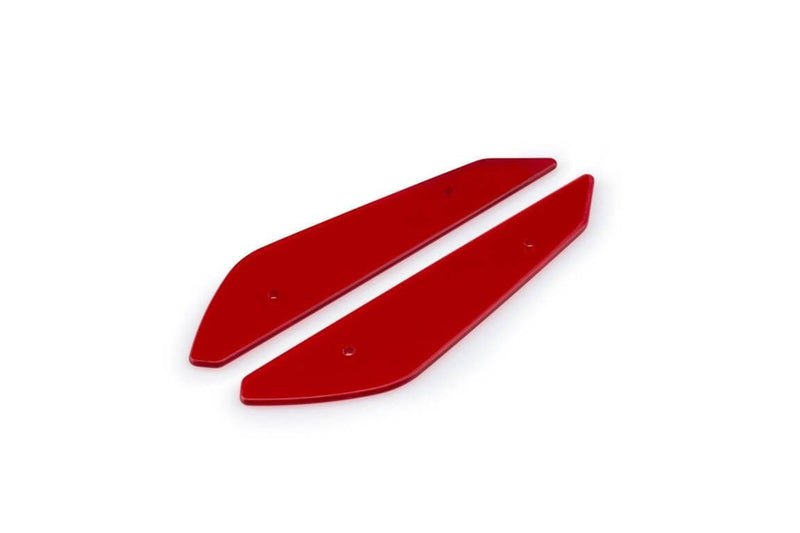 Side Downforce Spoilers Spares Red