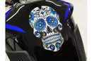 Skull Tank Pad Blue