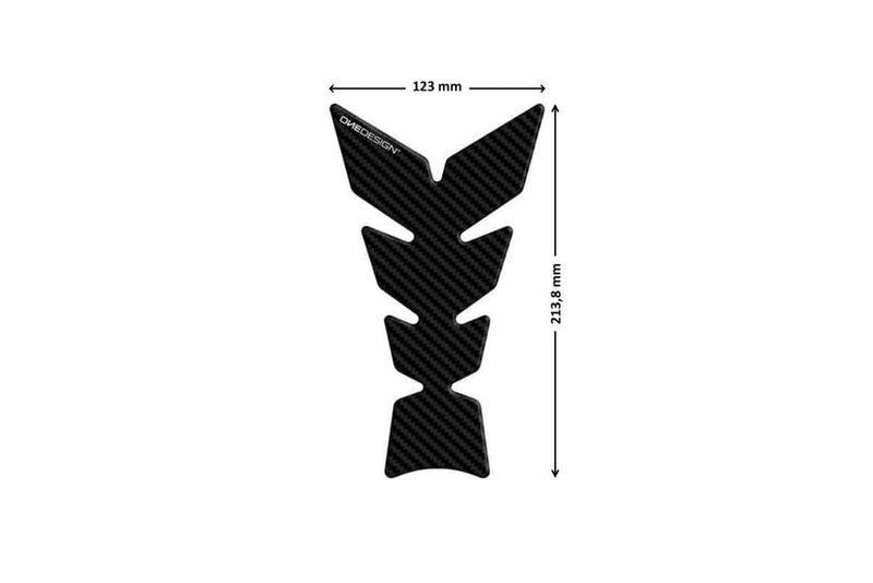 Soft Tank Pad Carbon Look