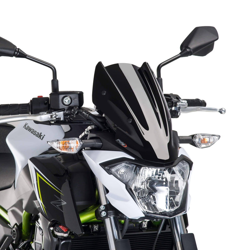 Sport Screen Black (Opaque) For Kawasaki Z 650 2017-2019