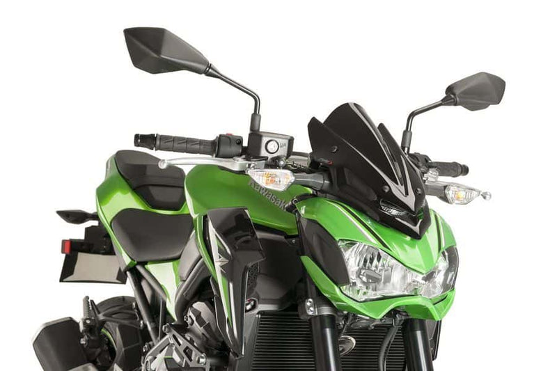 Sport Screen Black (Opaque) For Kawasaki Z 900 2017-2019