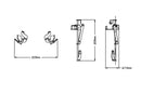Support M.E.M. Manual Screen Adjustment System For Yamaha Tenere 700 2019-Current