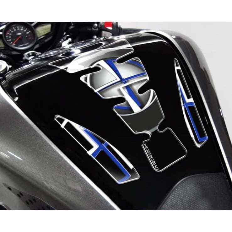 Tank Pad For Graphic Black / Blue |