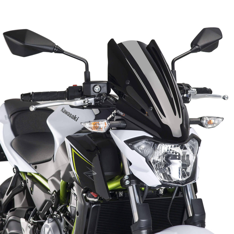 Touring Screen Black (Opaque) For Kawasaki Z 650 2017-2019