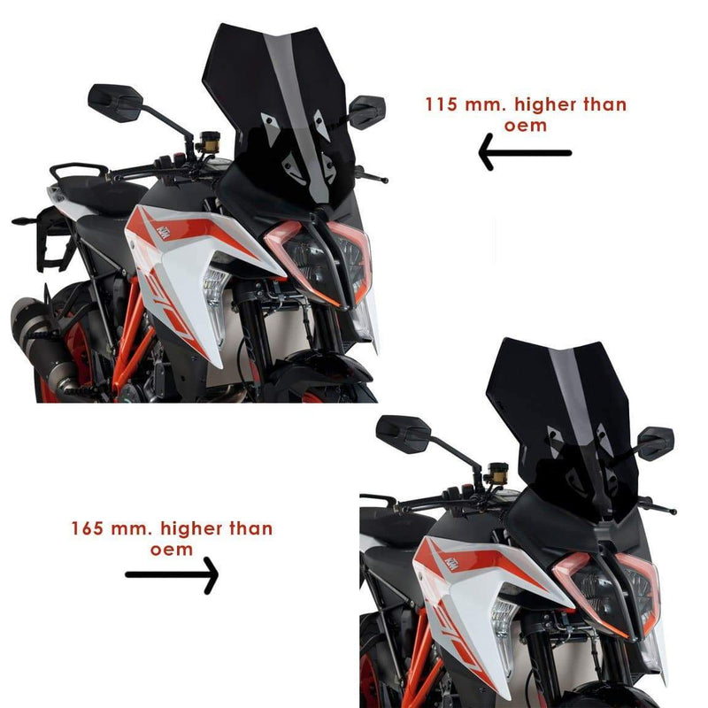 Touring Screen Black (Opaque) For KTM 1290 Superduke GT 2019-Current