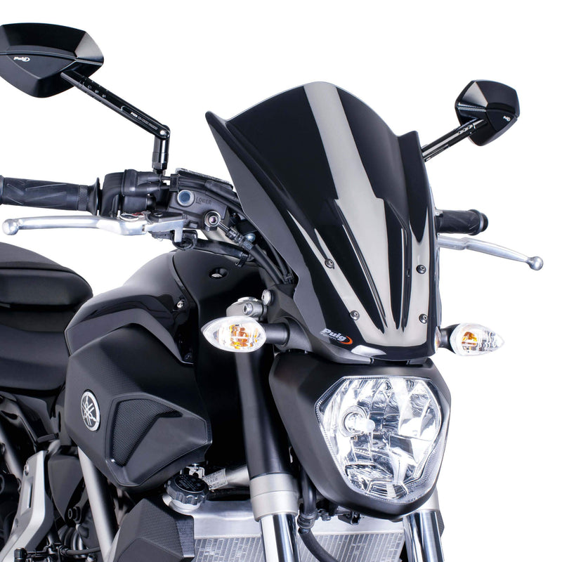 Touring Screen Black (Opaque) For Yamaha MT-07 2014-2017