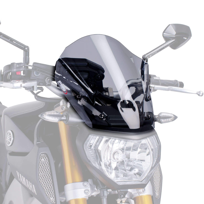 Touring Screen Light Smoke For Yamaha MT-09 2013-2016