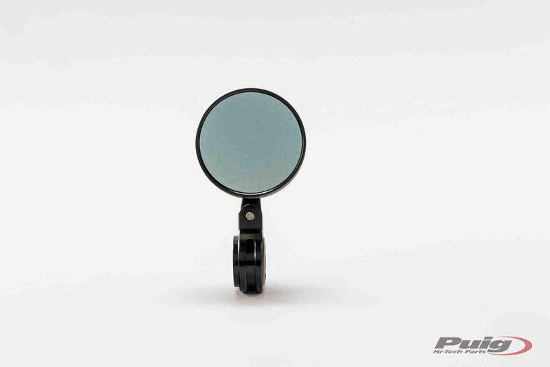 Tracker Bar End Mirror Black