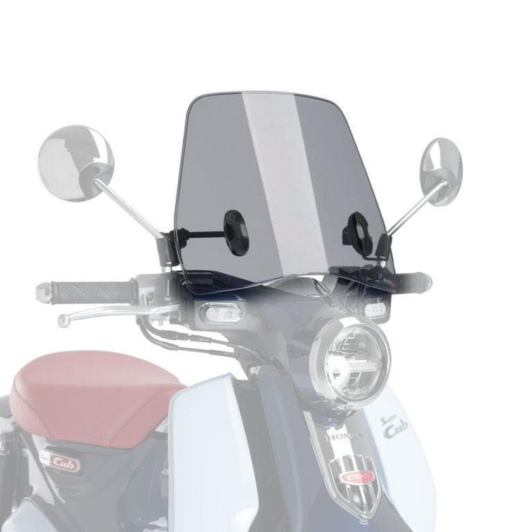 Trafic Screen Light Smoke For Honda Super Cub C125 2018-Current