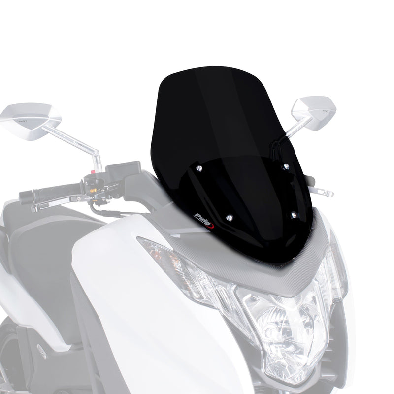 V-Tech Line Sport Screen Black (Opaque) For Honda NC 700 D Integra 2012-2013