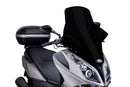 V-Tech Line Touring Screen Black (Opaque) For Kymco Downtown 125i 2009-Current