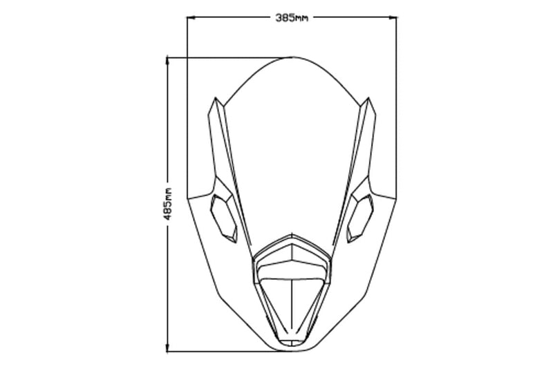 Z-Racing Screen Clear For Kawasaki Ninja 650 2020-Current