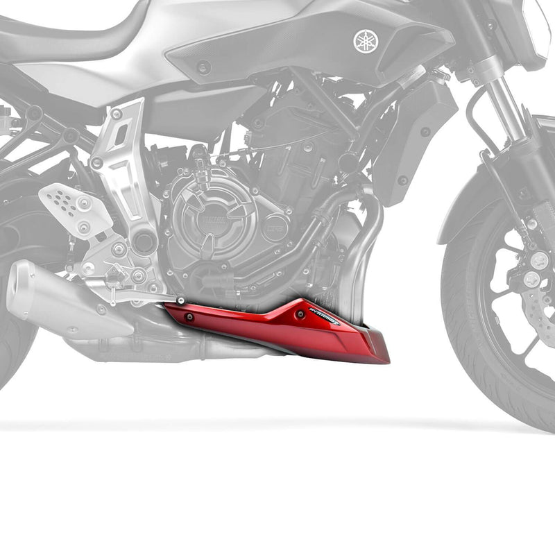 Belly Pan Metallic Red (Lava Red) For Yamaha MT-07 2013-Current