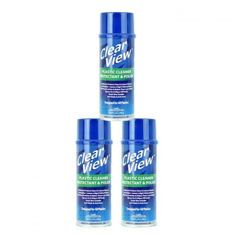 Clearview Plastic Polish and Protector Case of 12 13oz Cans