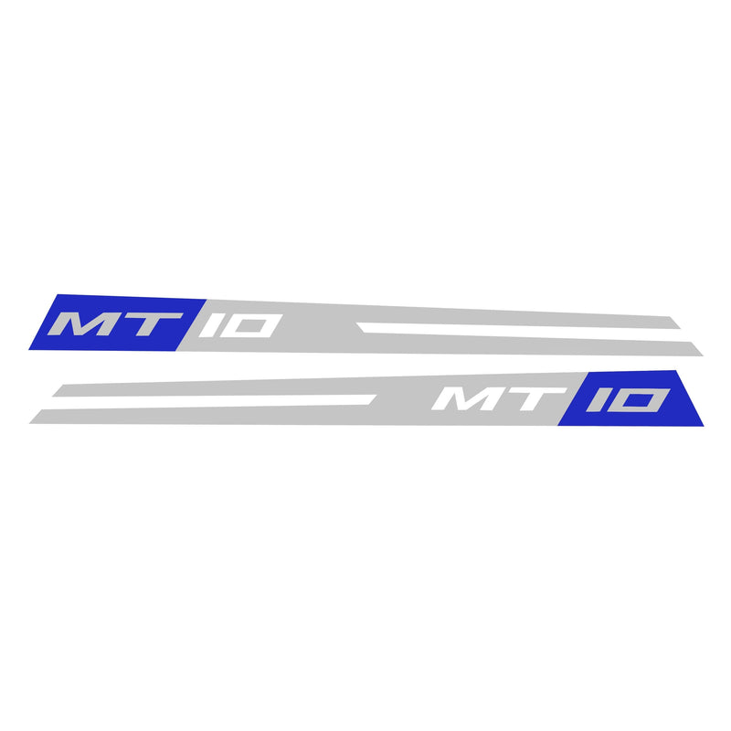 Pyramid Decal Blue / Silver For Yamaha MT-10 2016-Current