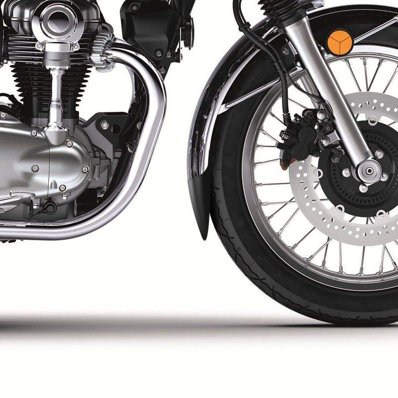 Extenda Fenda Chrome Guard Only Matt Black For Kawasaki W 400 2006-2009