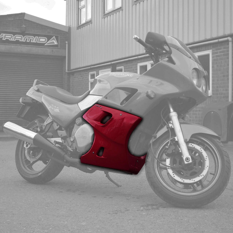 Fairing Lowers Gloss Red (Volcanic Red - Not Colour Match) For Triumph Sprint 900 1992-1994