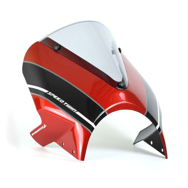 Fly Screen Korosi Red & Storm Grey For Triumph Speed Twin 1200 2019-Current