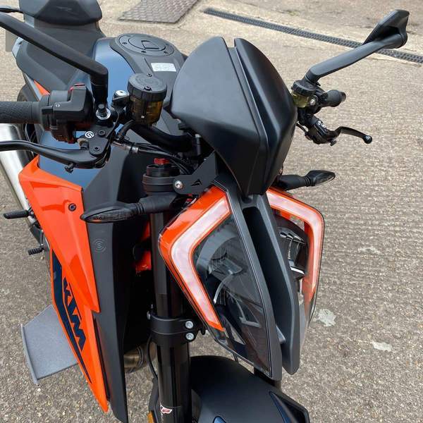 Fly Screen Matt Black For KTM 1290 Superduke R 2017-2019