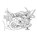 Frame End Caps Matt Black For BMW R Nine T 2017-2024