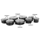 Frame End Caps Matt Black For BMW R Nine T 2017-2024