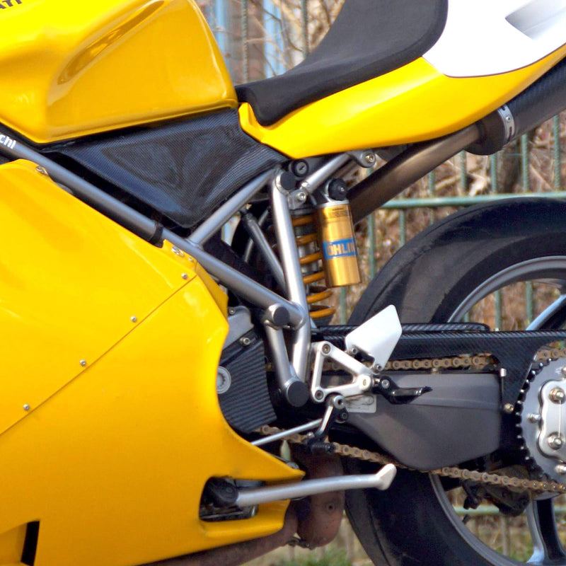 Frame End Caps Matt Black For Ducati 748 1995-2002