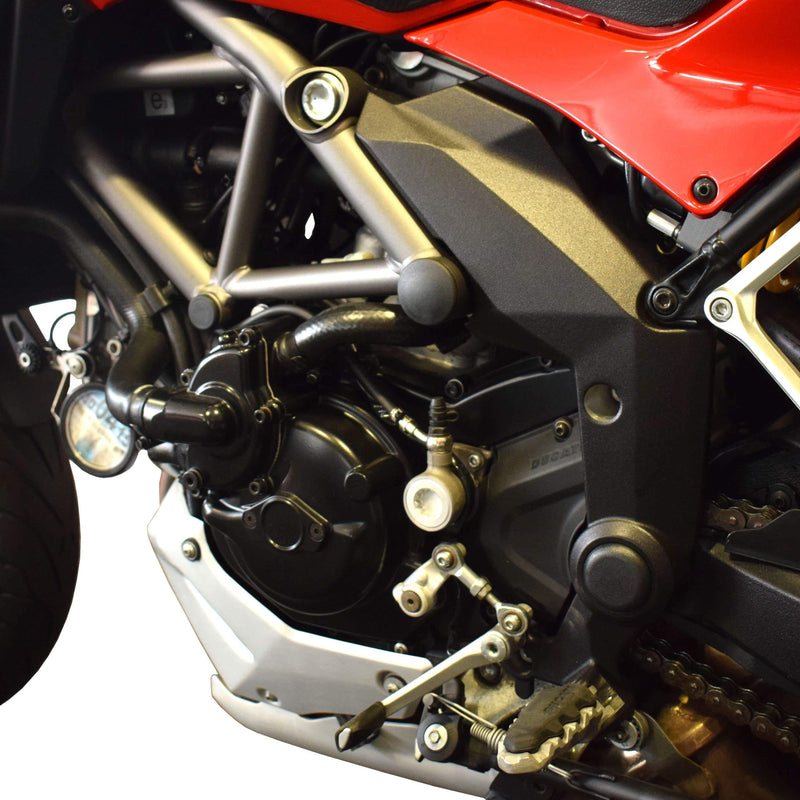 Frame End Caps Matt Black For Ducati Multistrada 1200/S 2010-2014