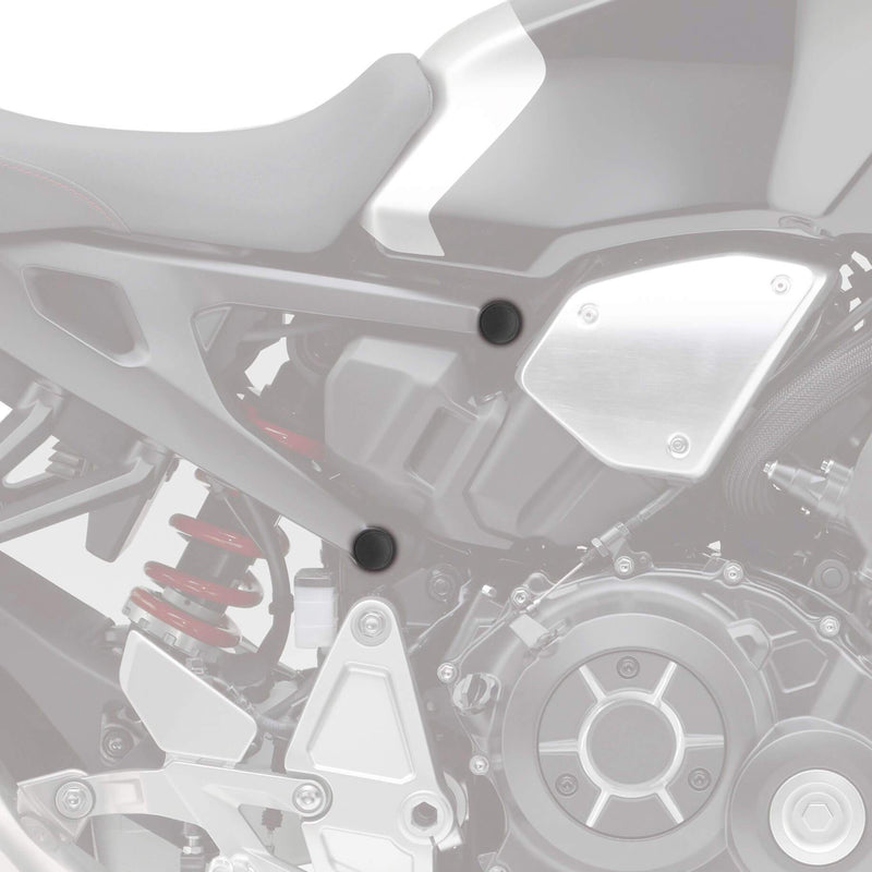 Frame End Caps Matt Black For Honda CB 1000 R 2018-Current