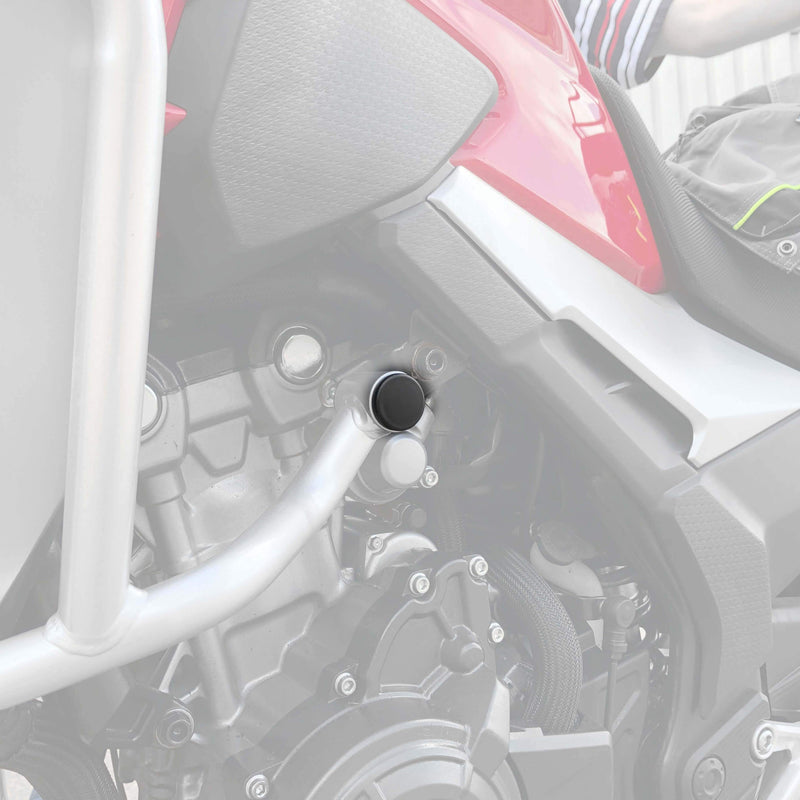 Frame End Caps Matt Black For Honda CB 500 X 2019-Current